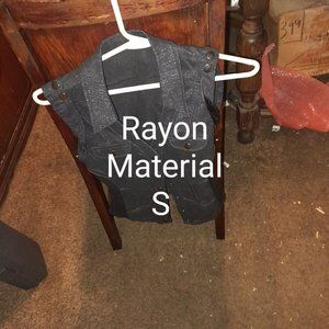 Rayon Fabric Vest Vintage